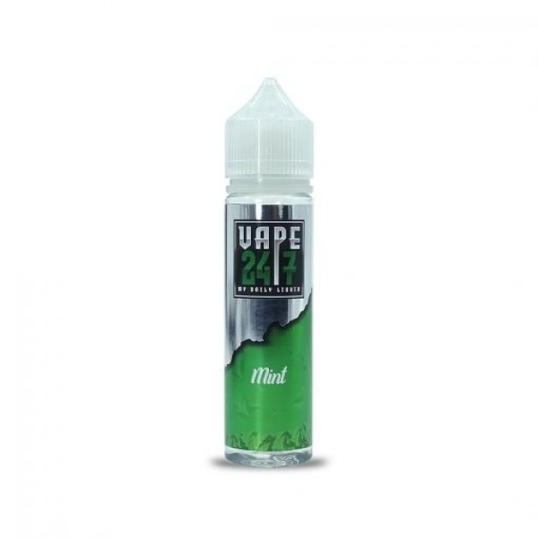 Mint By Vape 247, 50ML E Liquid 70VG Vape 0MG Juice