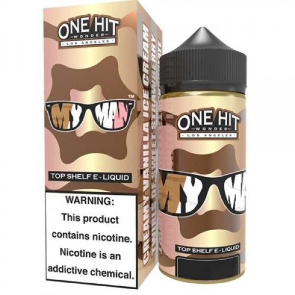 MY MAN – NEOPOLITAN – ONE HIT WONDER100ML SHORTFILL E LIQUID 80VG VAPE