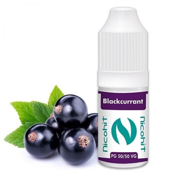 NICOHIT BLACKCURRANT E LIQUID E JUICE 10ML TPD 3/6/12/18MG MULTIBUY