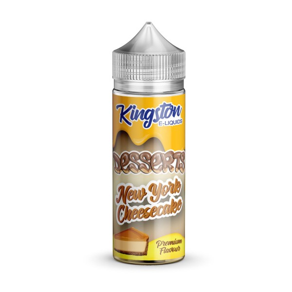 New York Cheesecake by Kingston 100ml New Bottle E Liquid 70VG Juice