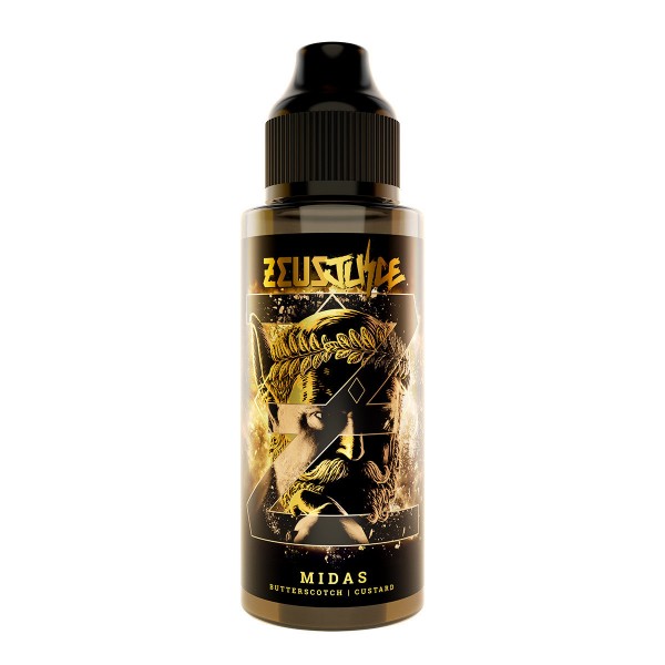 Midas By Zeus Juice 100ML E Liquid 70VG Vape 0MG Juice