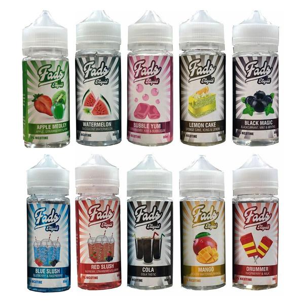 MENTHOL - FADS 0MG 80ML SHORTFILL E LIQUID VAPE JUICE 70VG