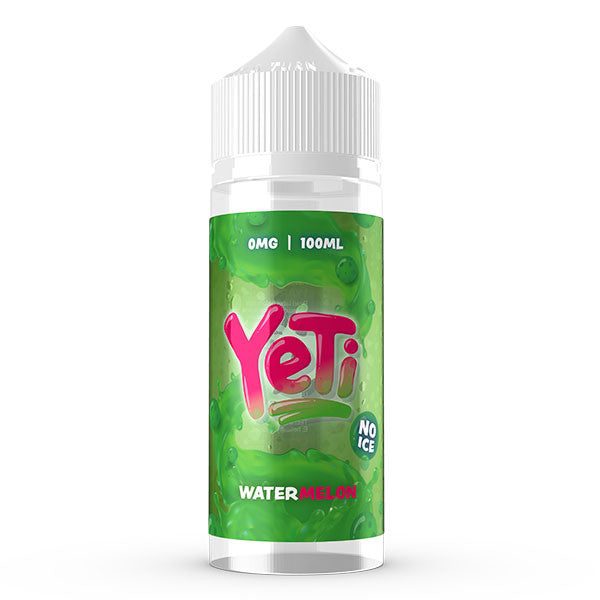 No Ice Range - Watermelon By Yeti | 100ML E Liquid | 70VG Vape | 0MG Juice