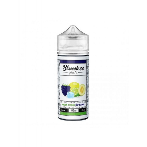 Melon Citron Refresher By Blameless 100ML E Liquid 70VG Vape 0MG Juice