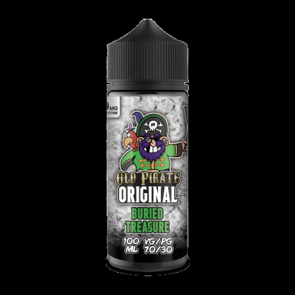 Original - Buried Treasure by Old Pirate 100ML E Liquid, 70VG Vape, 0MG Juice, Shortfill