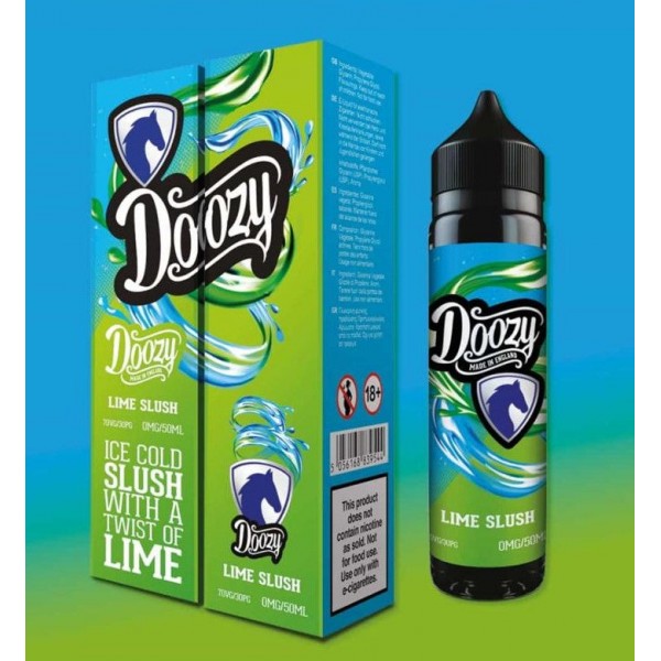 Lime Slush by Doozy Vape 0MG 50ML E-liquid. 70VG/30PG Vape Juice