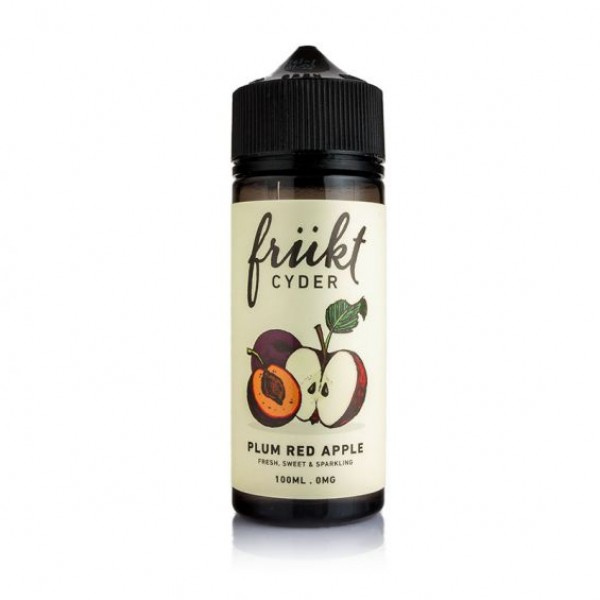 Plum Red Apple FRUKT CYDER 100ML Premium Quality E Liquid Juice 70VG 0mg Vape