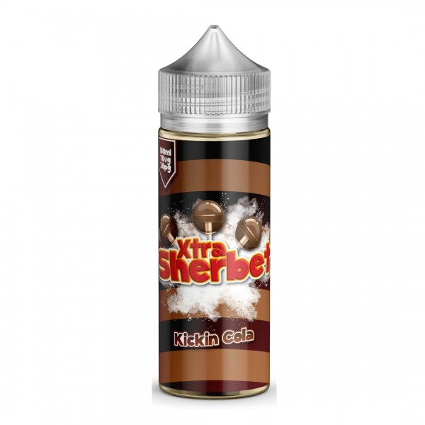 Kickin Cola XTRA Sherbet. 100ML E-liquid, 0MG vape, 70VG/30PG juice