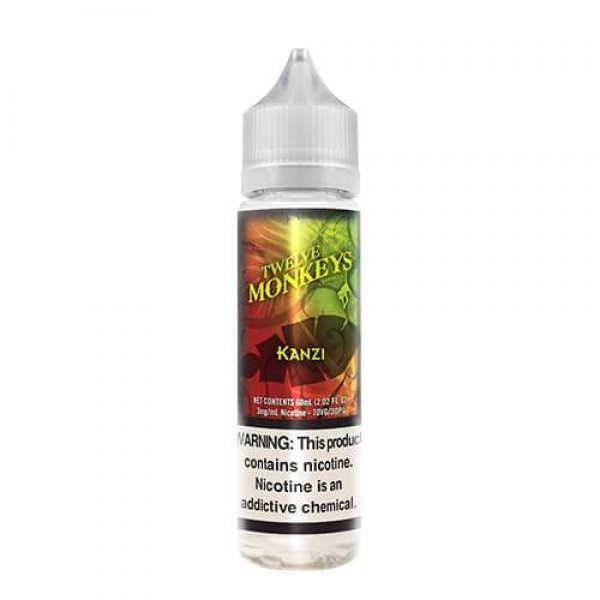 KANZI E-LIQUID BY TWELVE 12 MONKEYS  SHORTFILL 80VG 50ML 0MG