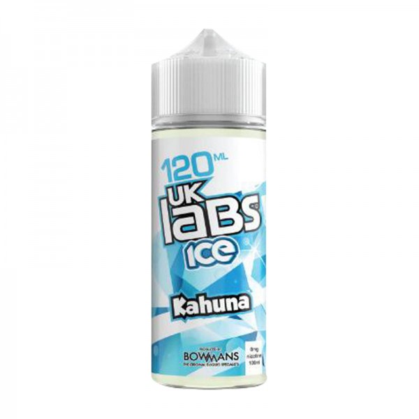 Kahuna - Ice by UK Labs, 100ML E Liquid, 70VG Vape, 0MG Juice, Shortfill