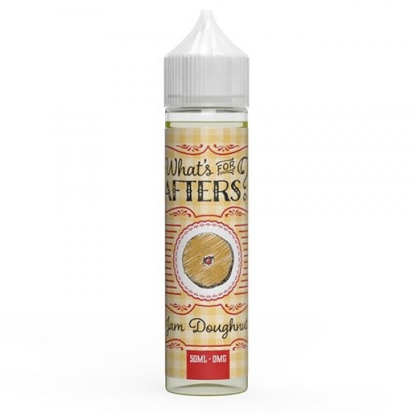 Jam Doughnut by What's For Afters? 50ML E-liquid, 0MG Vape, 70VG Juice