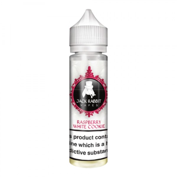 Raspberry White Cookie By Jack Rabbit Vapes 50ML E Liquid 70VG Vape 0MG Juice