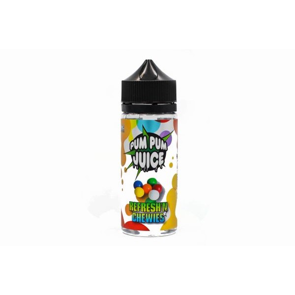 Refresh'n Chewies by Pum Pum Juice. 0MG 100ML E-liquid. 70VG/30PG Vape Juice