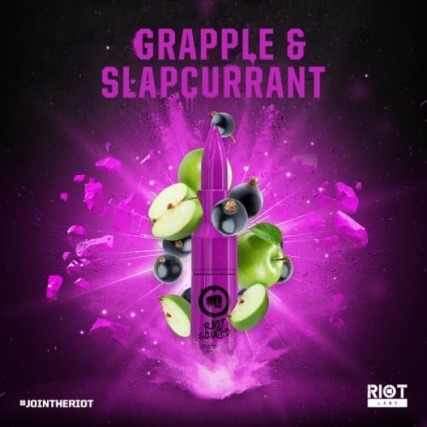 RIOT SQUAD – GRAPPLE & SLAPCURRANT 50ML SHORTFILL E LIQUID 70VG VAPE