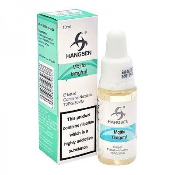 HANGSEN MOJITO 10ML TPD E LIQUID JUICE 3MG/6MG/12MG/18MG MULTIBUY