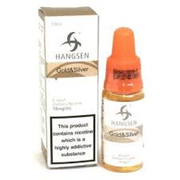 HANGSEN GOLD AND SILVER 10ML TPD E LIQUID JUICE 3MG/6MG/12MG/18MG MULTIBUY