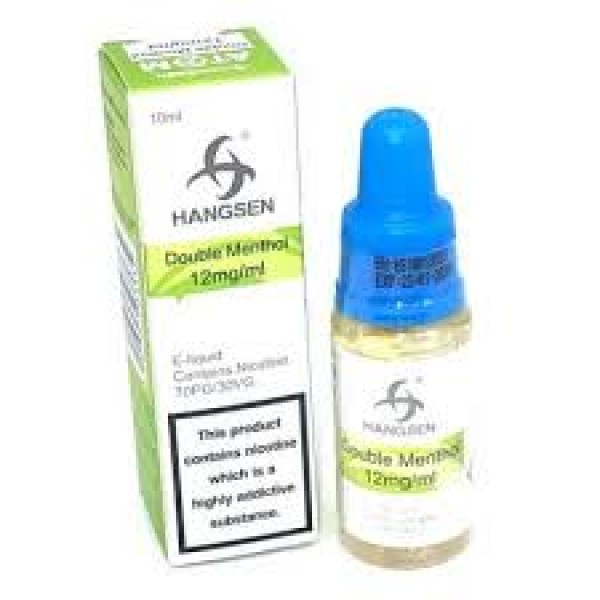 HANGSEN DOUBLE MENTHOL 10ML TPD E LIQUID JUICE 3MG/6MG/12MG/18MG MULTIBUY