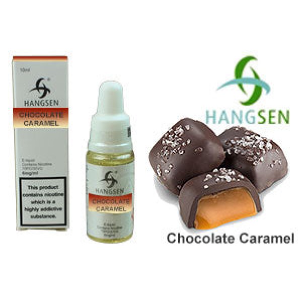 HANGSEN CHOCOLATE CARAMEL 10ML TPD E LIQUID JUICE 3MG/6MG/12MG/18MG MULTIBUY