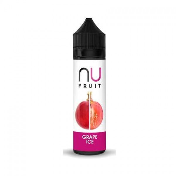 Grape Ice By Nu Fruit 100ML E Liquid 70VG Vape 0MG Juice