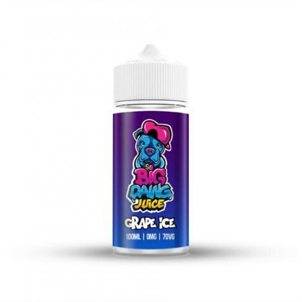 Grape Ice By Big Dawg Juice 100ML E Liquid 70VG Vape 0MG Juice