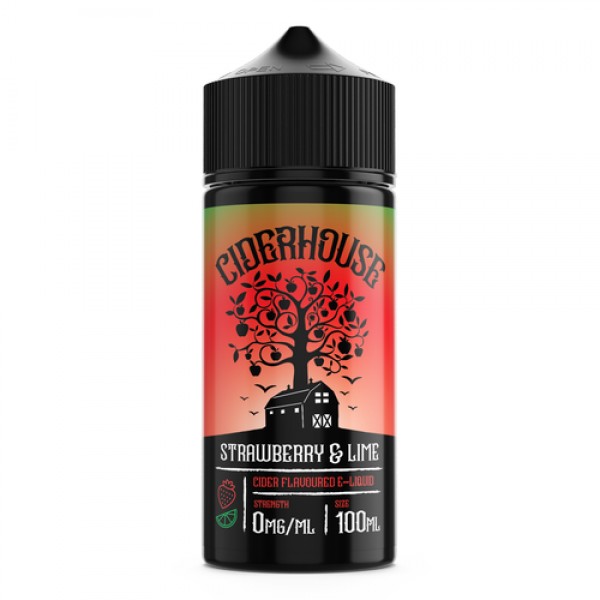 Strawberry & Lime - Ciderhouse, 100ML E Liquid, 70VG Vape, 0MG Juice, Shortfill