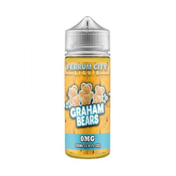 Graham Bears By Ferrum City 100ML E Liquid 70VG Vape 0MG Juice