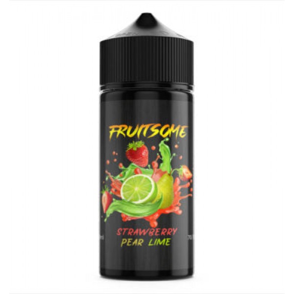 Strawberry Pear Lime By Fruitsome 100ML E Liquid 70VG Vape 0MG Juice