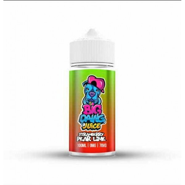 Strawberry Pear Lime By Big Dawg Juice 100ML E Liquid 70VG Vape 0MG Juice