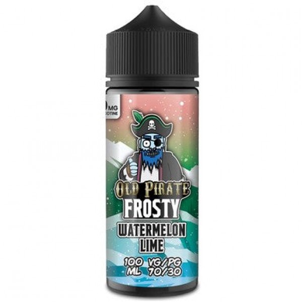 Frosty - Watermelon Lime by Old Pirate 100ML E Liquid, 70VG Vape, 0MG Juice, Shortfill