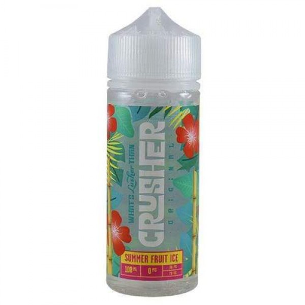 Summer Fruit Ice By Crusher 100ML E Liquid 70VG/30PG Vape 0MG Juice Short Fill