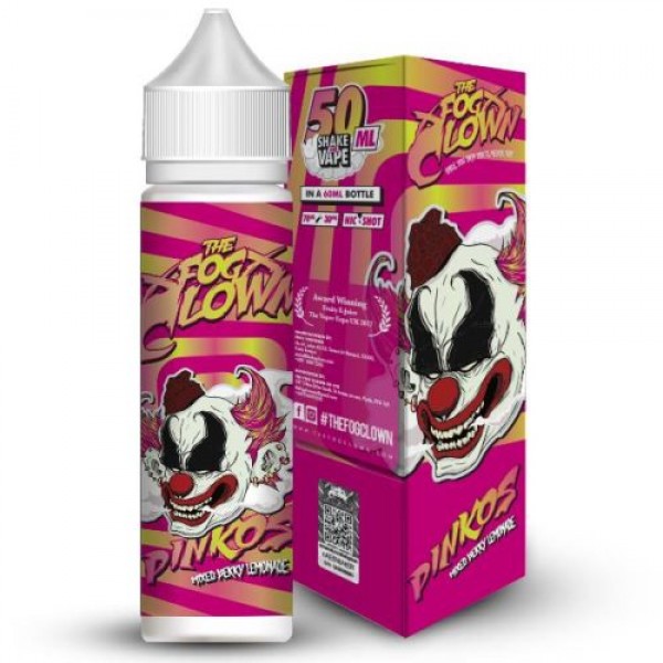 FOG CLOWN – PINKOS E-LIQUID 50ML SHORTFILL E LIQUID 70VG VAPE