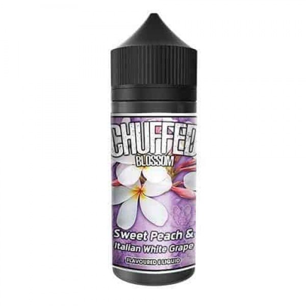 Sweet Peach And Italian White Grape - Blossom By Chuffed 100ML E Liquid 70VG Vape 0MG Juice