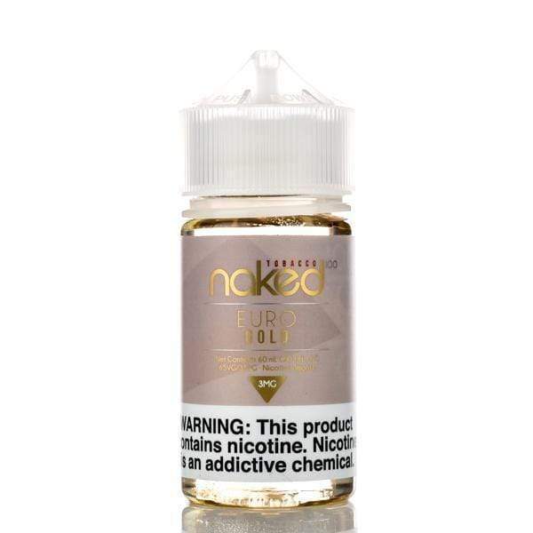 Euro Gold by Naked 100, 50ML E Liquid, 70VG Juice, 0MG Vape