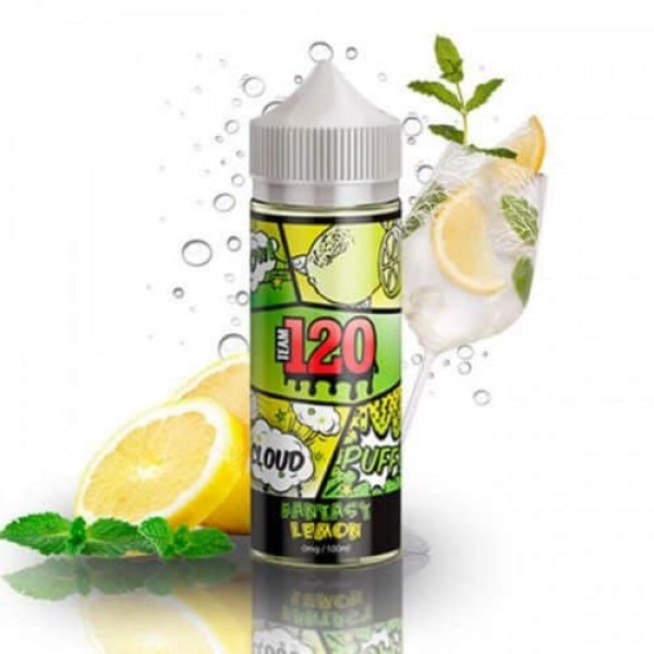 TEAM 120 – FANTASY LEMON 100ML SHORTFILL E Liquid 70VG VAPE