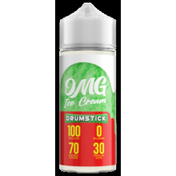 Drumstick Ice Cream By OMG 100ML E Liquid 70VG Vape 0MG Juice