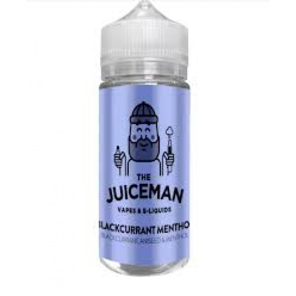 THE JUICEMAN BLACKCURRANT MENTHOL 100ML E Liquid Shortfill 50VG Vape Juice