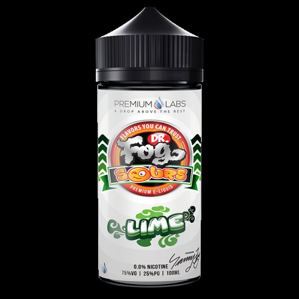 DR FOG SOURS LIME 100ML SHORTFILL 75VG E LIQUID JUICE VAPE