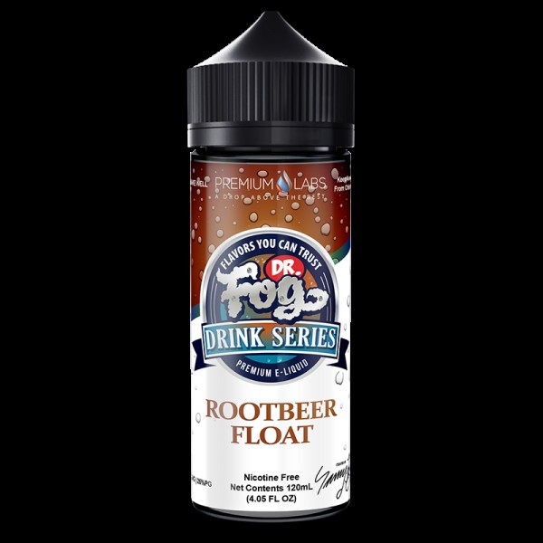 DR FOG ROOTBEER FLOAT DRINK SERIES 100ML SHORTFILL 75VG E LIQUID JUICE VAPE