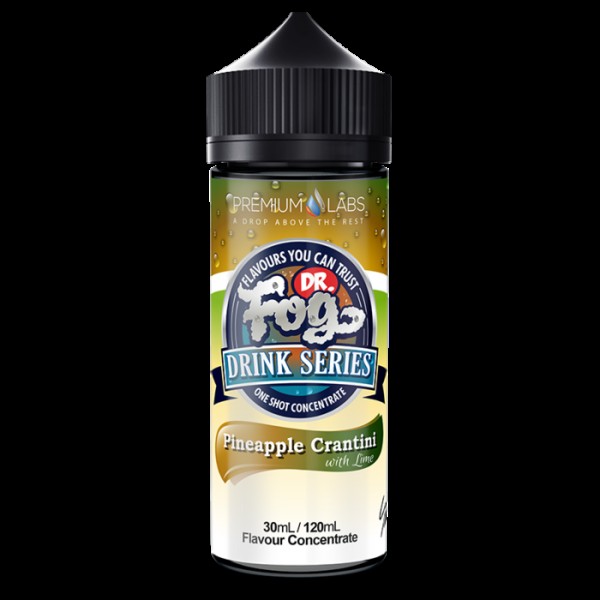 DR FOG PINEAPPLE CRANTINI DRINK SERIES 100ML SHORTFILL 75VG E LIQUID JUICE VAPE