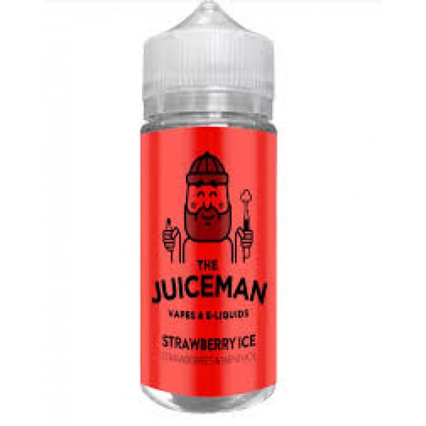 THE JUICEMAN STRAWBERRY ICE 100ML E Liquid Shortfill 50VG Vape Juice