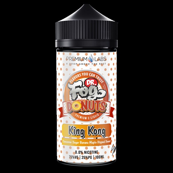 DR FOG DONUTS KING KONG 100ML SHORTFILL 75VG E LIQUID JUICE VAPE