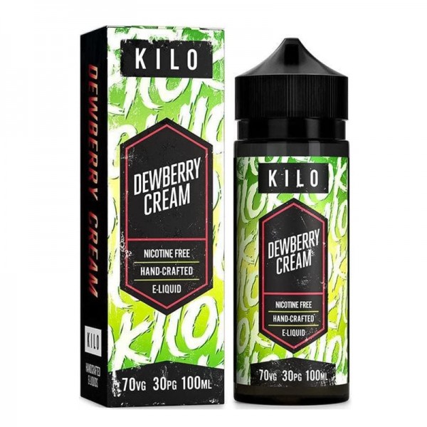 Dewberry Cream by Kilo, 100ML E Liquid, 70VG Vape, 0MG Juice