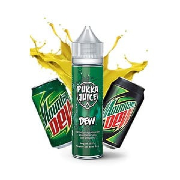 DEW ELIQUID BY PUKKA JUICE 50ML SHORTFILL E LIQUID 70VG VAPE