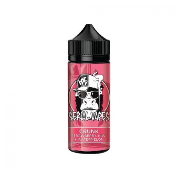 Crunk by Serial Vapes, 100ML E Liquid, 70VG Vape, 0MG Juice