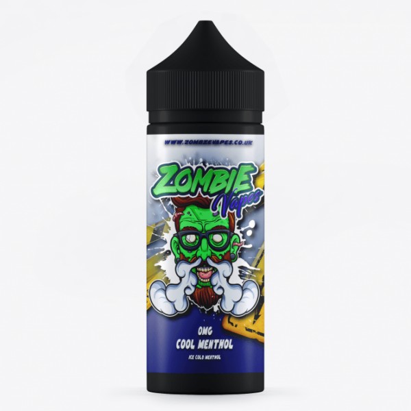 Cool Menthol By Zombie Vapes, 50ML E Liquid, 70VG Vape, 0MG Juice